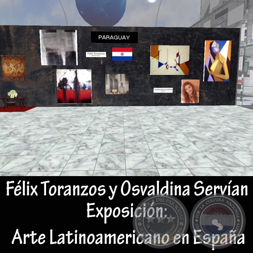 ARTE LATINOAMERICANO EN ESPAÑA, 2009 - Obras de FÉLIX TORANZOS y OSVALDINA SERVÍAN  